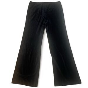 ISDA & CO Velvet Black Y2K Pants Cotton Viscose Work Party Casual‎ 6 Woman’s
